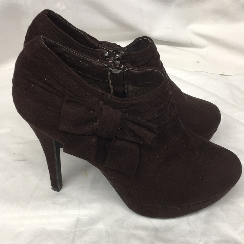 Reflections booties heels ladies sz 8.5